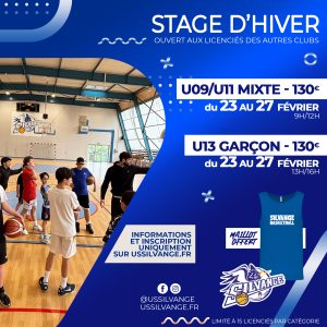 Stage d'hiver 2026
