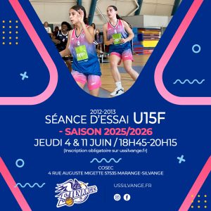 Détection U15 féminin