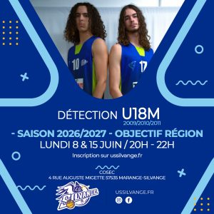 Détection U18 masculins
