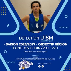 Détection U18 masculins