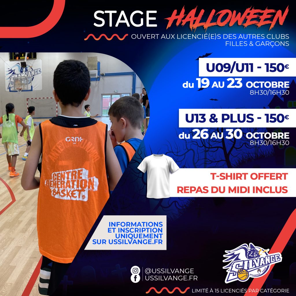 Stage d'Halloween 2026
